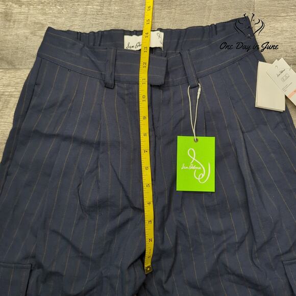 Sam Edelman Ella Pinstriped Pants Size 2 - Picture 4 of 6